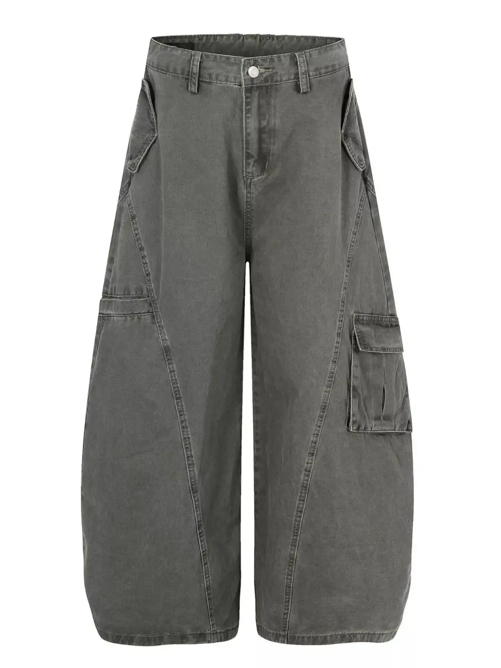 Refined Men's Wide Leg Cargo Pants