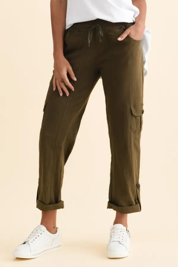 Stretch Midweight Woven Cargo Pants