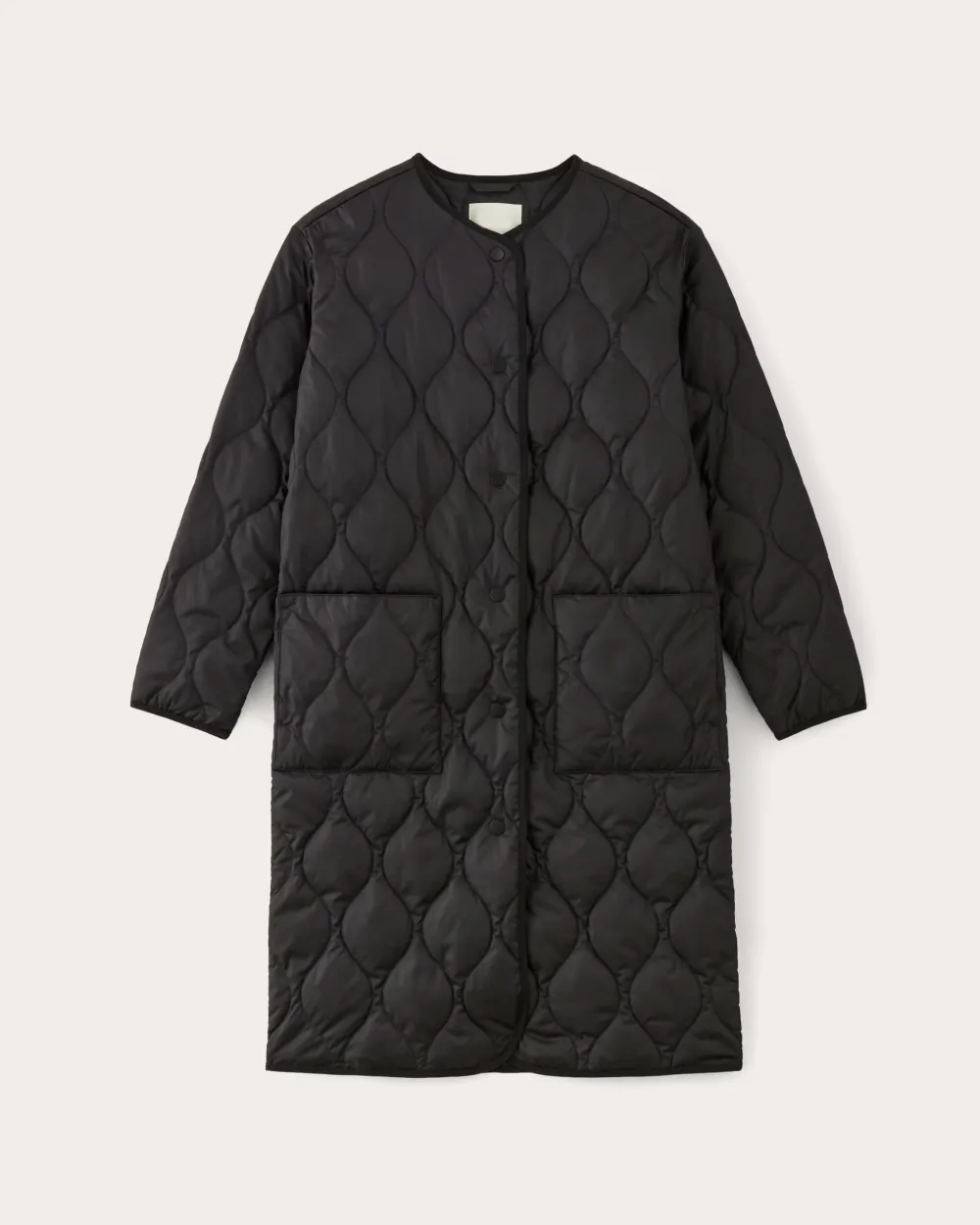 The Long Quilted Liner Coat
