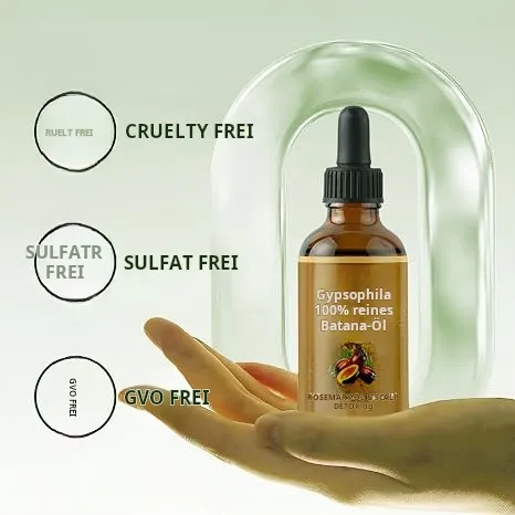 Batana-Öl für Haarwachstum – 100 % reines natürliches Haaröl. Es pflegt die Kopfhaut, beseitigt Spliss, mindert Haarausfall und entgiftet die Kopfhaut (30 ml), geeignet für alle Haartypen.