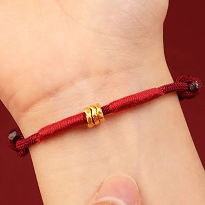 Ring Design Handmade Braided Rope Bracelet Anklet
