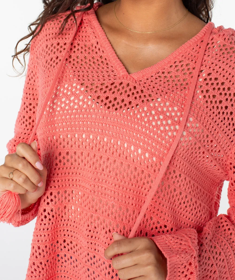 Knitted Sweater With Split Hem