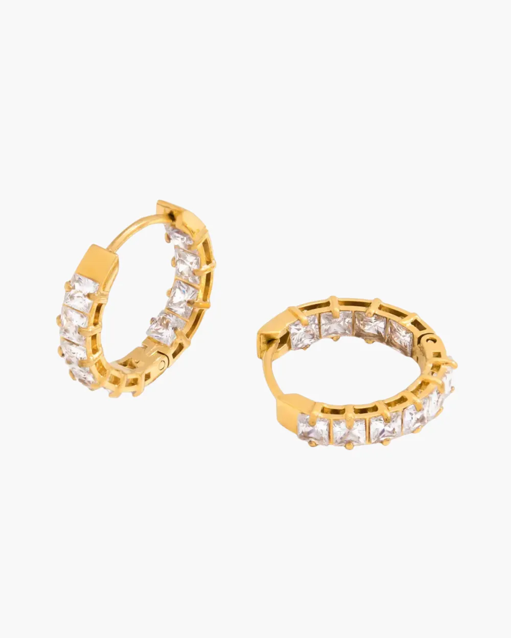 Eternity Huggie Earrings