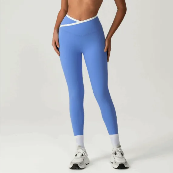 Contoured Cross Waist Leggings