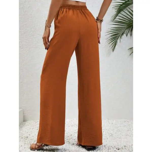 Easy Wide Leg Drawstring Pants