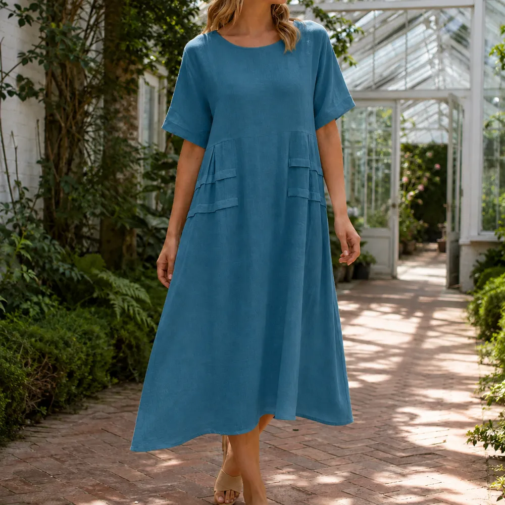 Refined Women's Beaded Midi Dress
