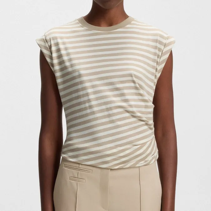 Striped Women's Casual Top
