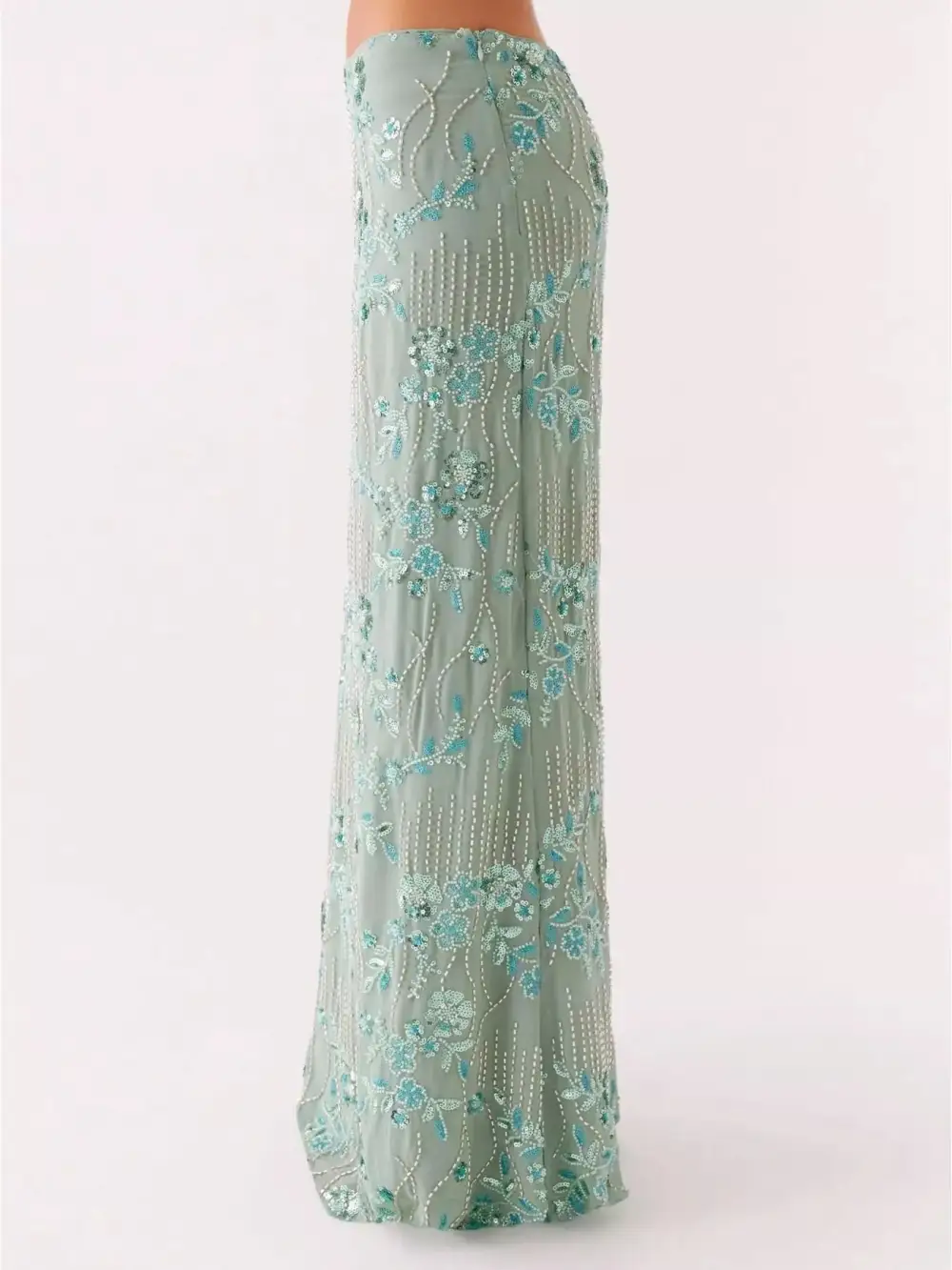 Soft Lace Sequined Skirt