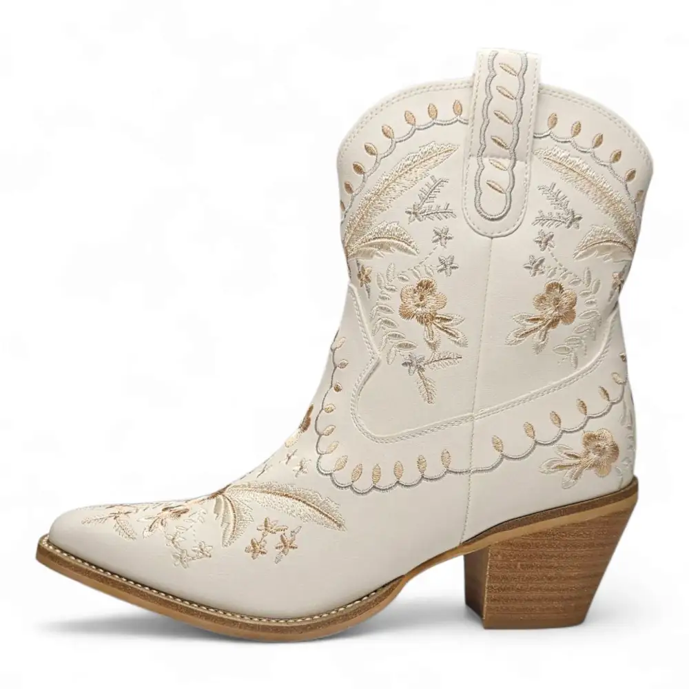 Corral Embroidered Cowgirl Ankle Bootie