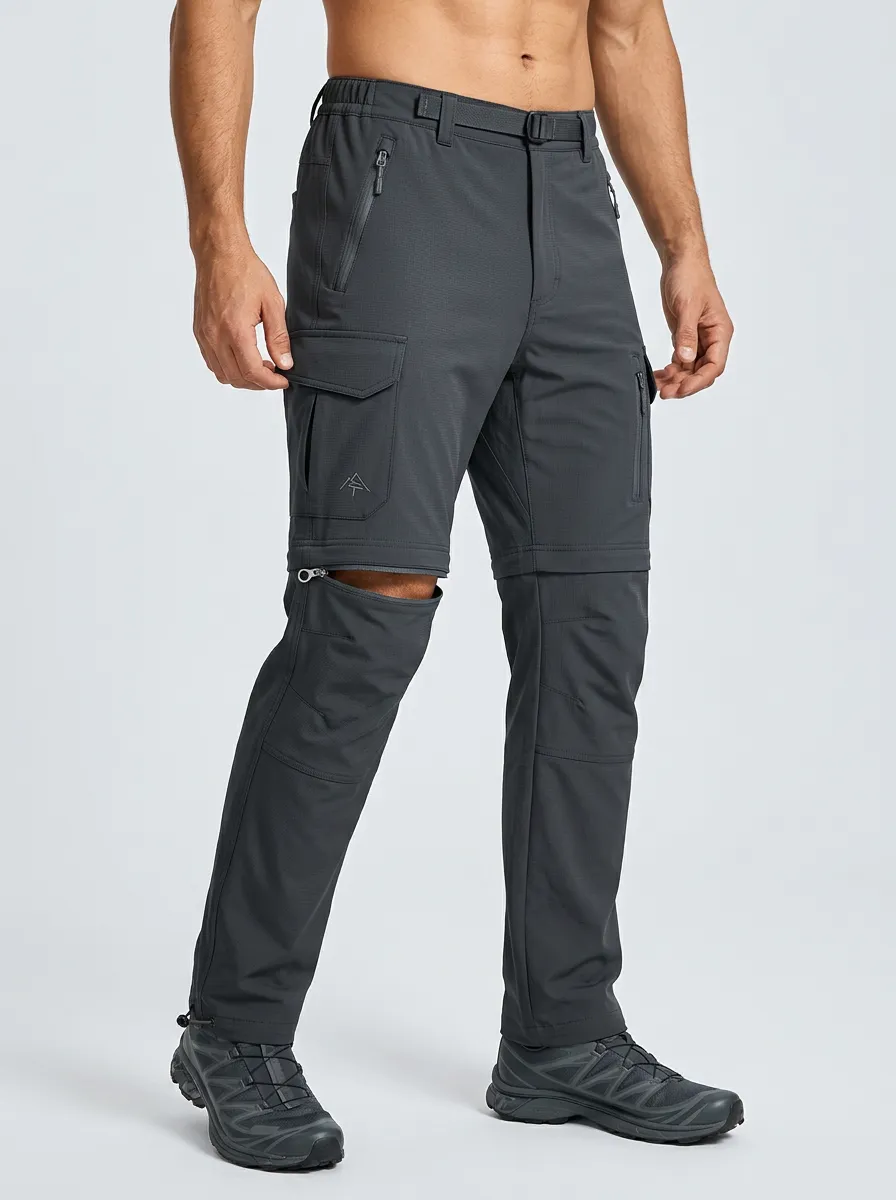 Men's Canyon Field Waterproof Zip-Off Tactical Cargo Pants