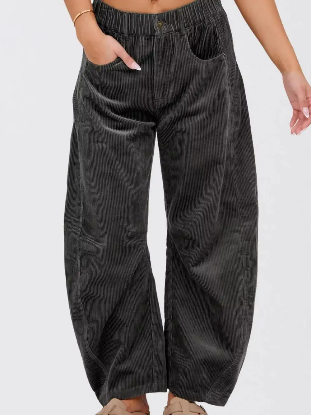 Classic Corduroy Wide Leg Pants