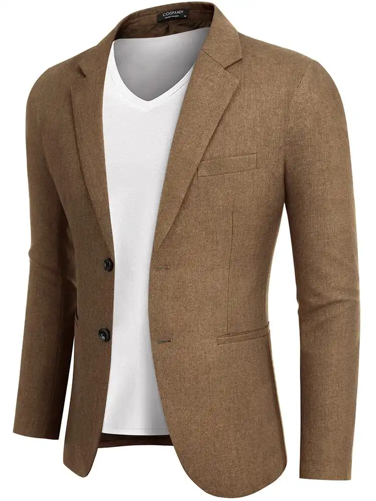 Classic Two Button Suit Jacket