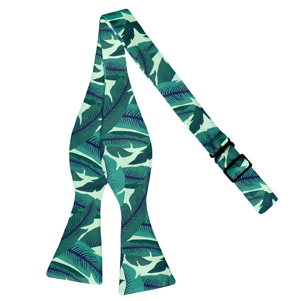 Banana Leaves Pattern Bow Tie
