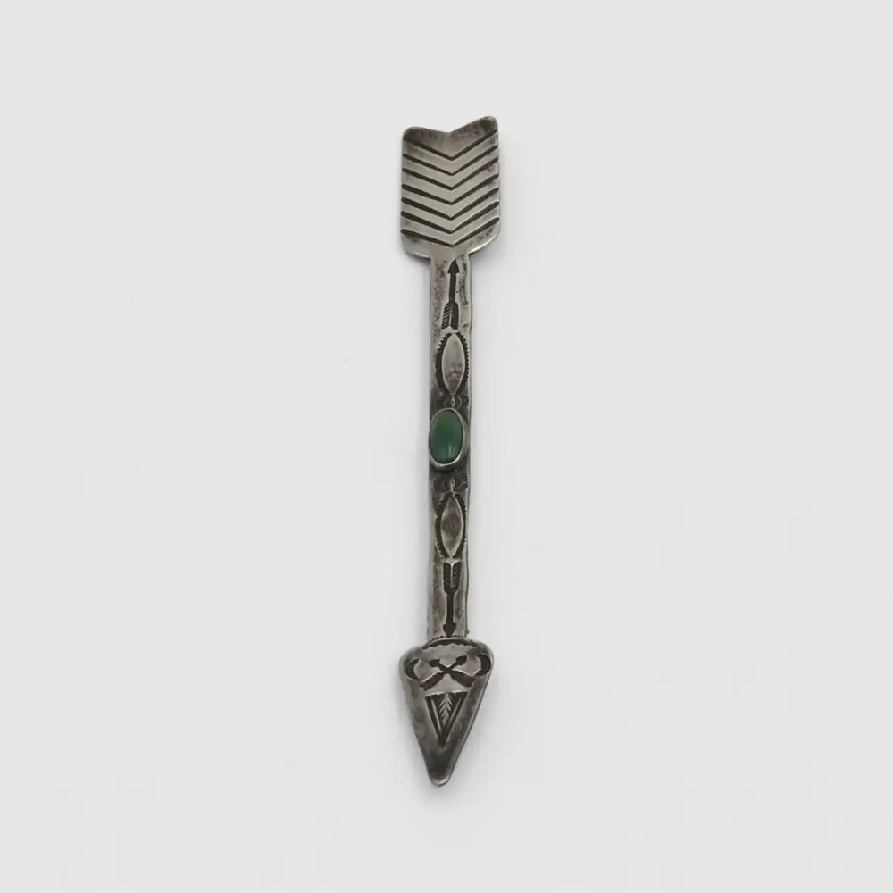 Textured Arrow Brooch Pin