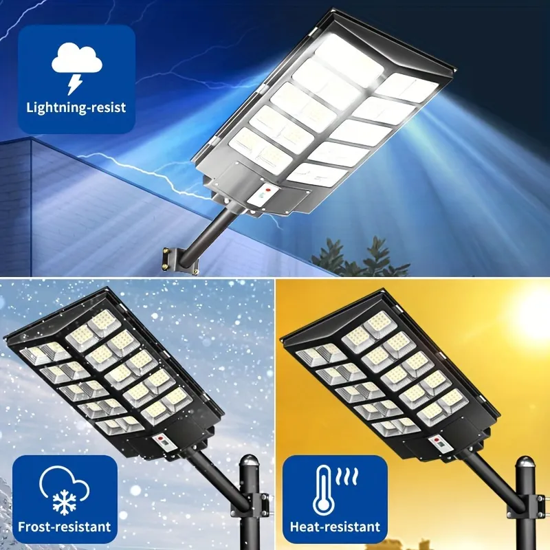 Durable Multi-Resistant Solar Light, Perfect for Home and Harsh Outdoor Environment Protection