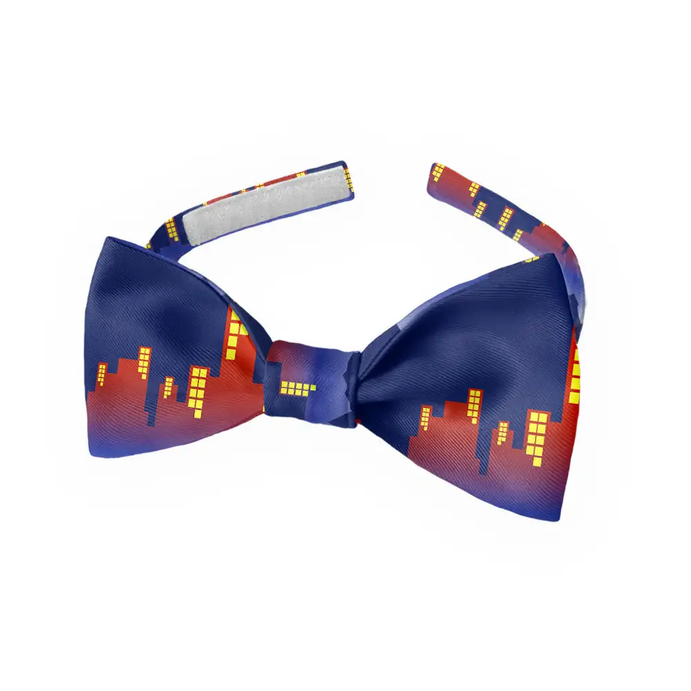 Skyline Pattern Bow Tie