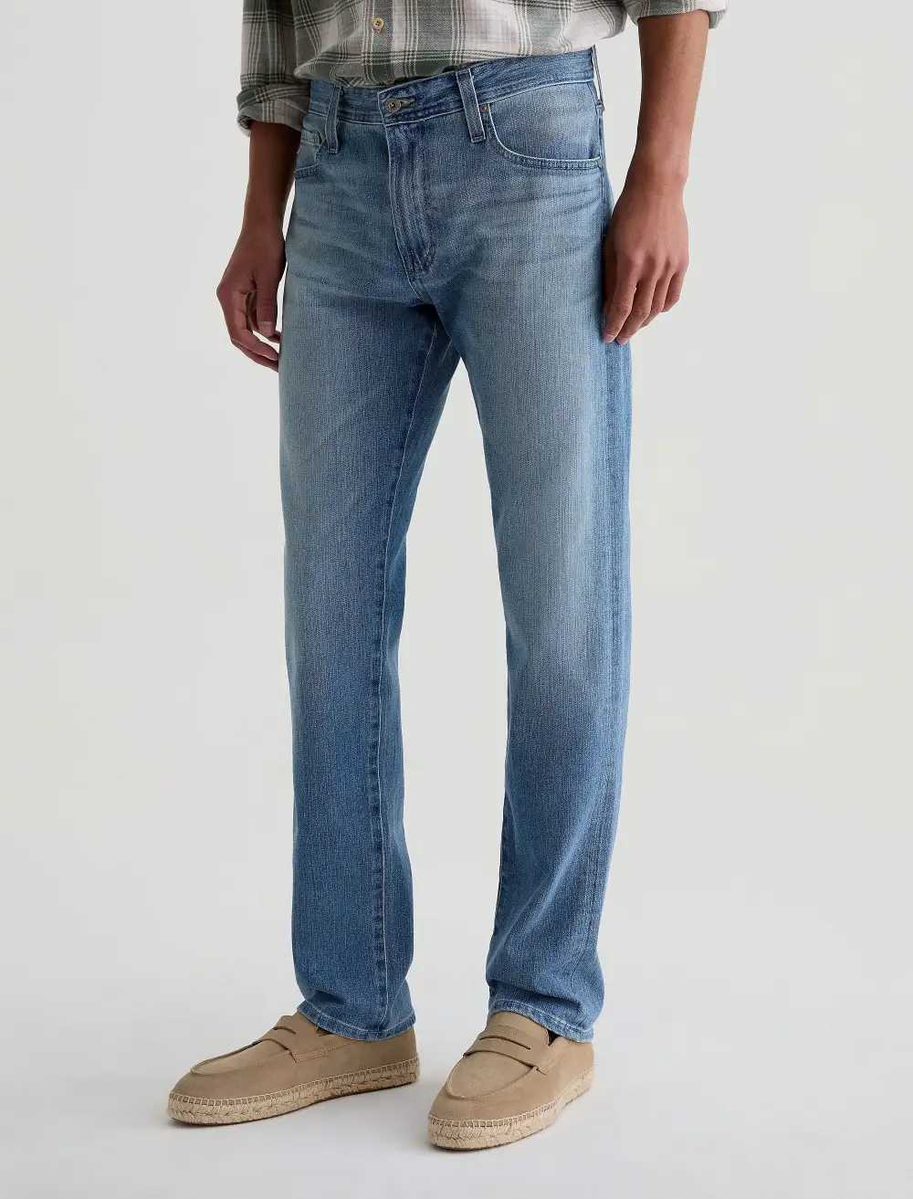 Men's Modern Slim Mid Rise Bi Stretch Jeans