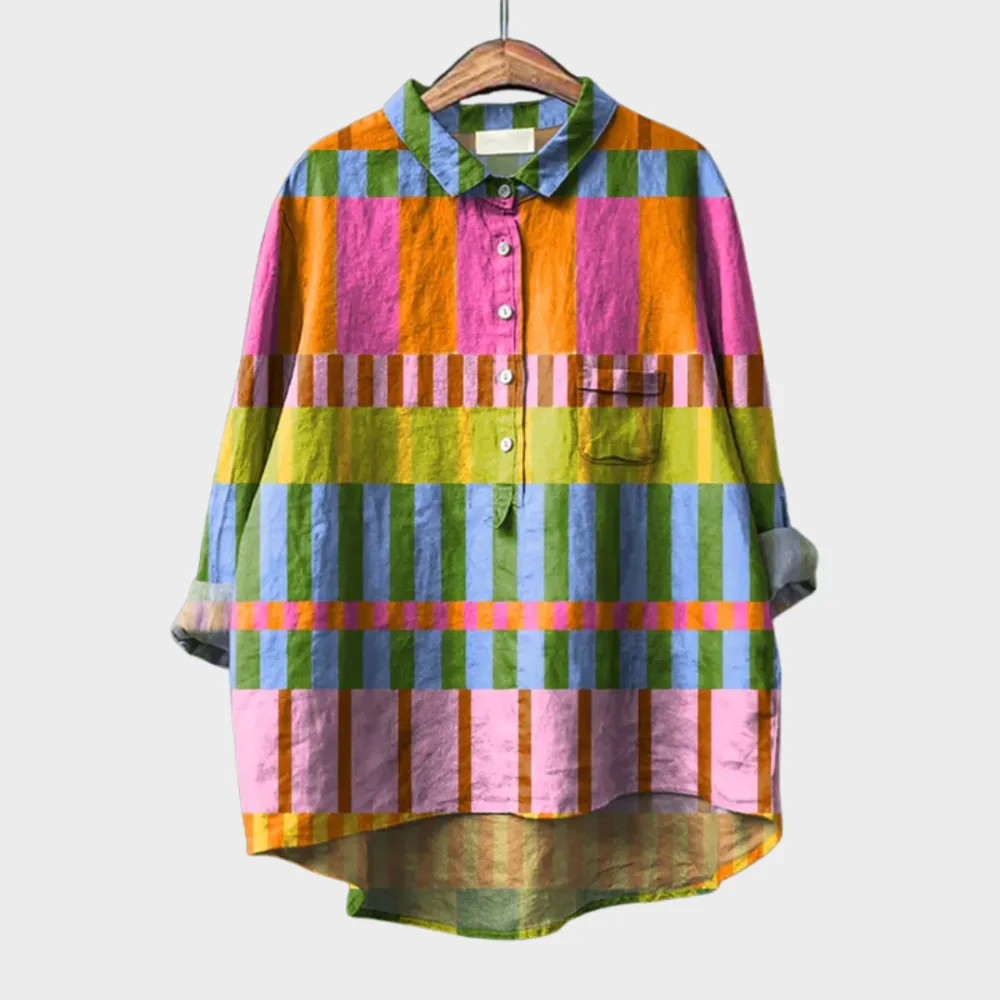 Smooth Printed Soft Tailored Top
