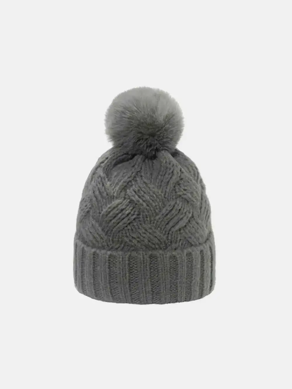 Roll Cable Knit Hat