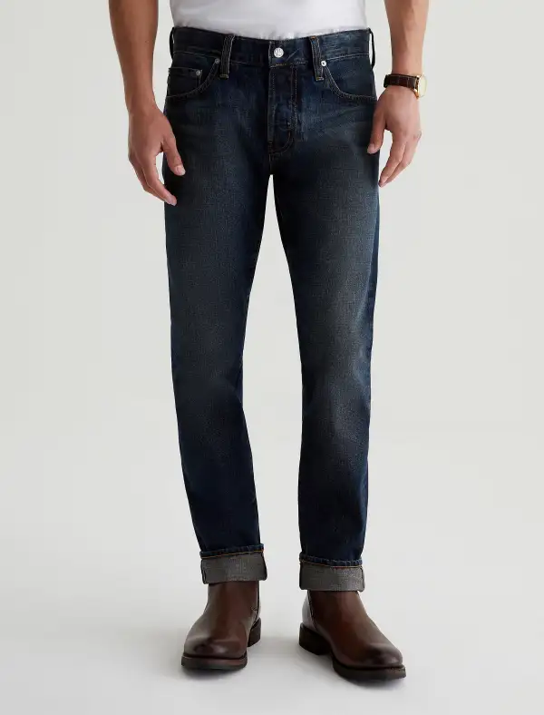 Men's Modern Slim Mid Rise Rigid Jeans