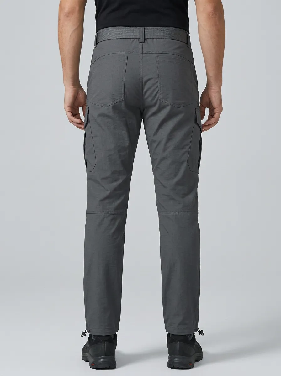 Minimal Structured Men's Multi-Pocket Waterproof Tactical Cargo Pants