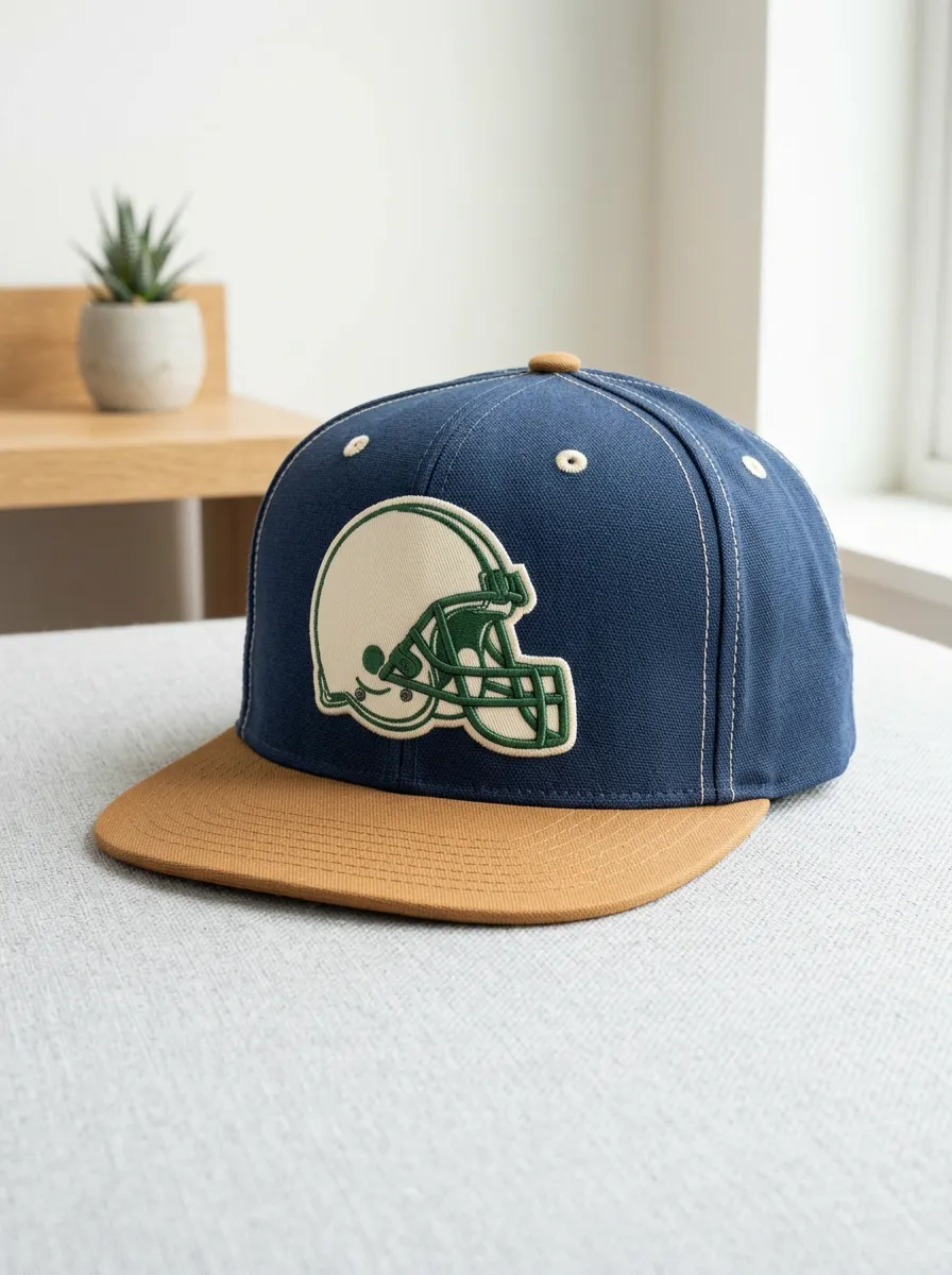 Men's Football Fan American Football Helmet Embroidered Cap