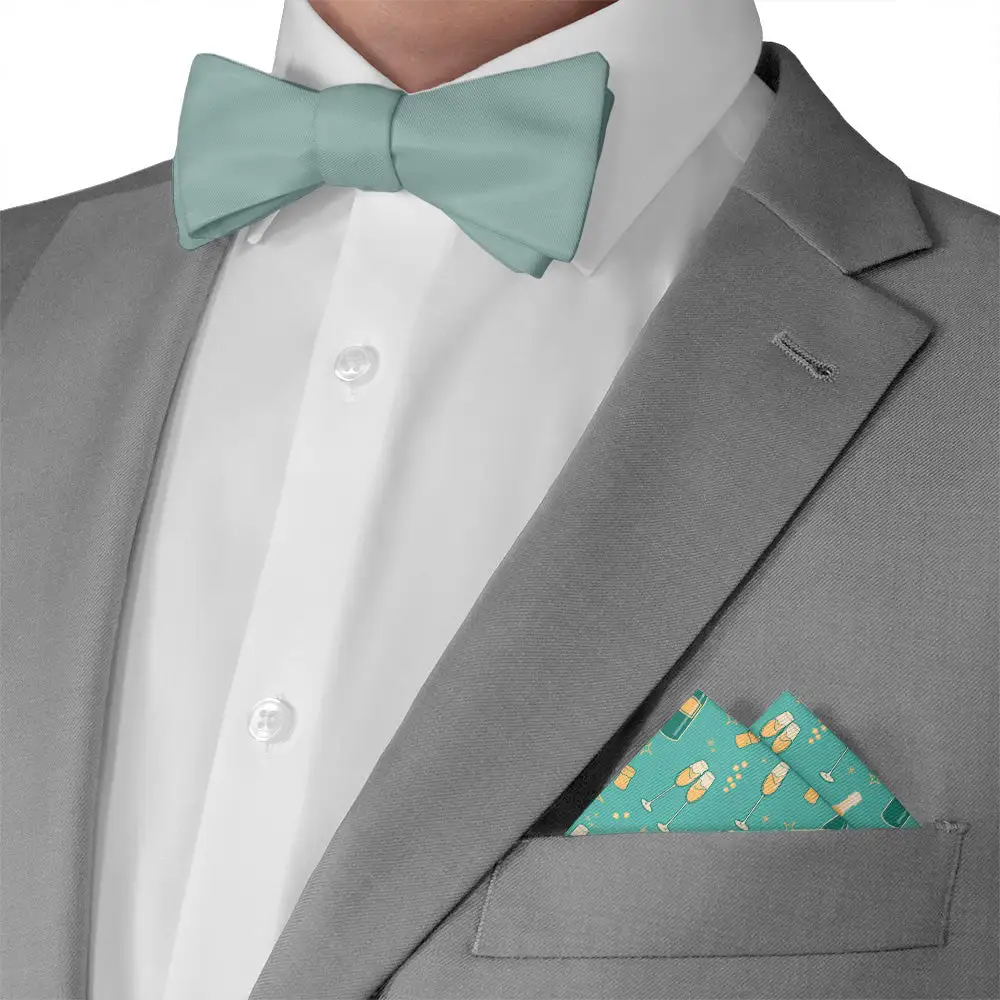 Refined Understated Novelty Food And Drink Motif Pocket Square