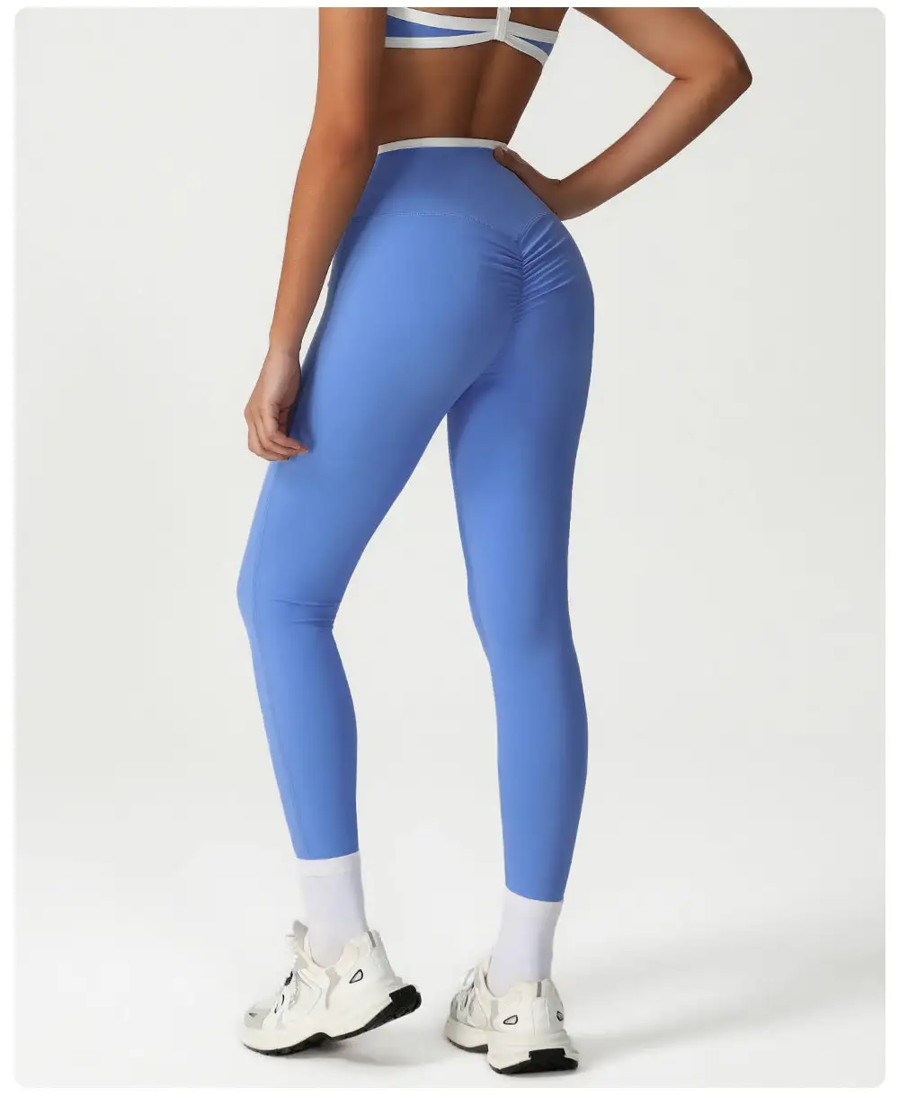 Contoured Cross Waist Leggings
