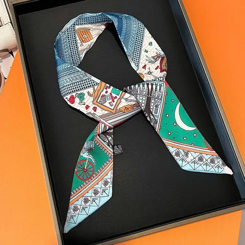 Printed Square Scarf