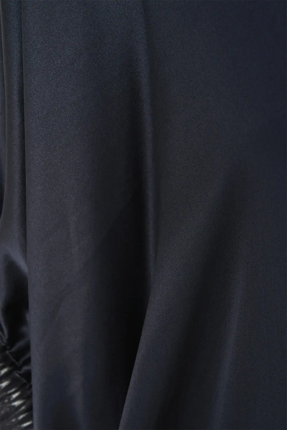 Gathered Cuff V-Neck Top
