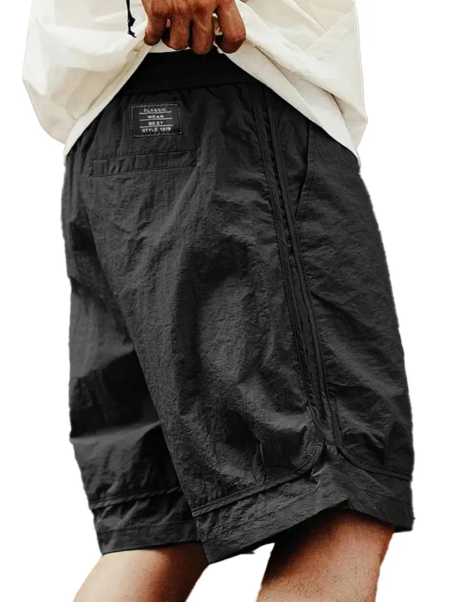Seamed Detail Pocket Shorts