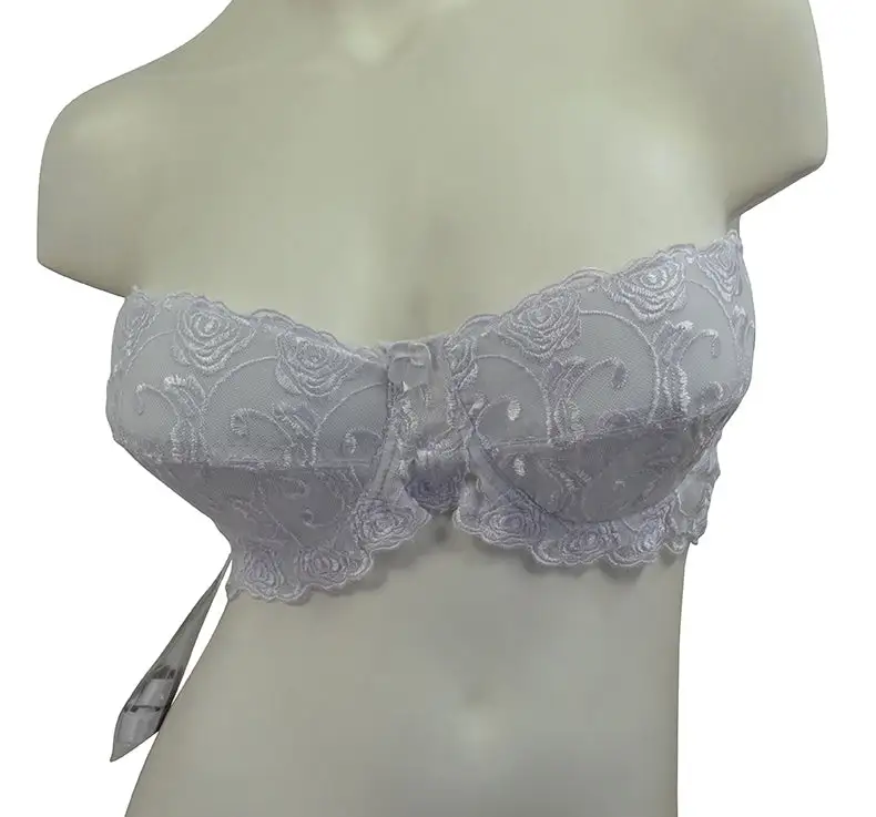 Embroidered Balconette Bra