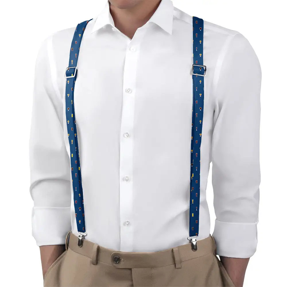 Beer Glasses Theme Suspenders