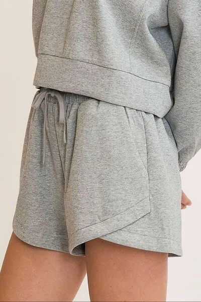 Everyday Full Size Drawstring Sweatshorts with Pockets Shorts