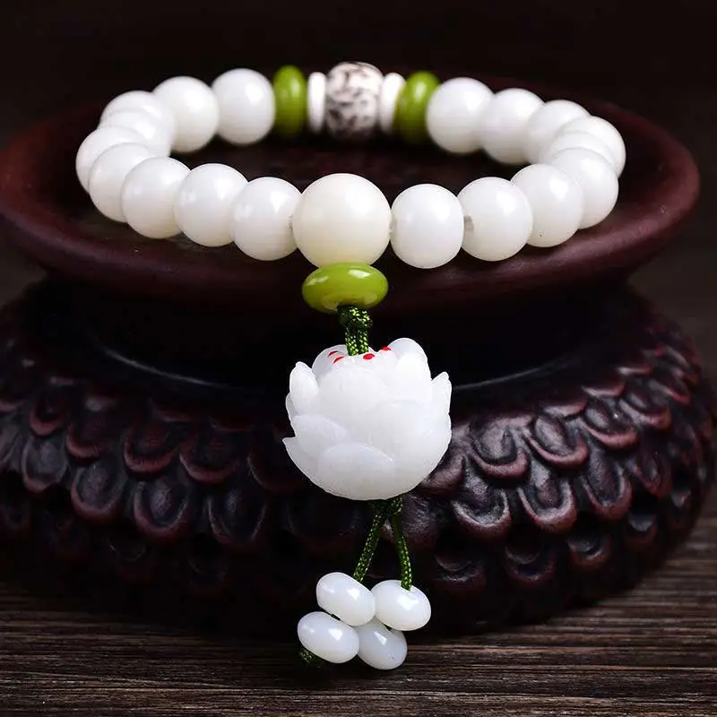 Lotus Natural Bodhi Seed Bracelet