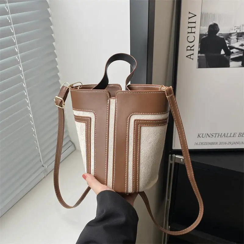 Textured Bucket Bag
