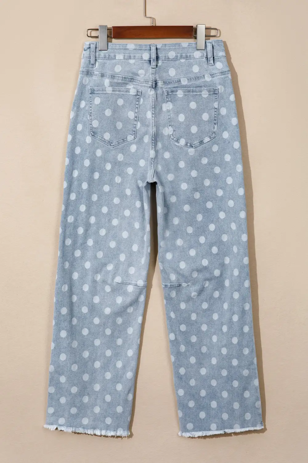 Women's Polka Dot Slim Fit Jeans
