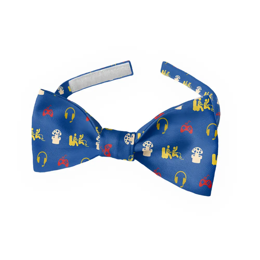 Gaming with Friends Pattern Bow Tie