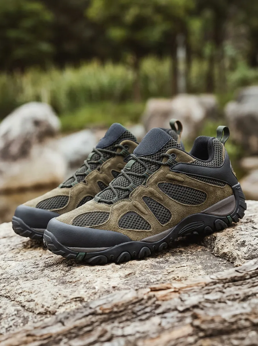 Men's Technical Lace-Up Trail Sneakers