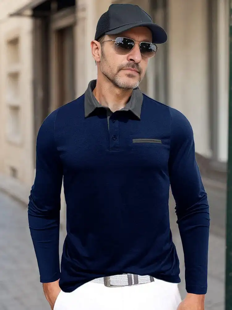 Essential Color Block Polo Shirt