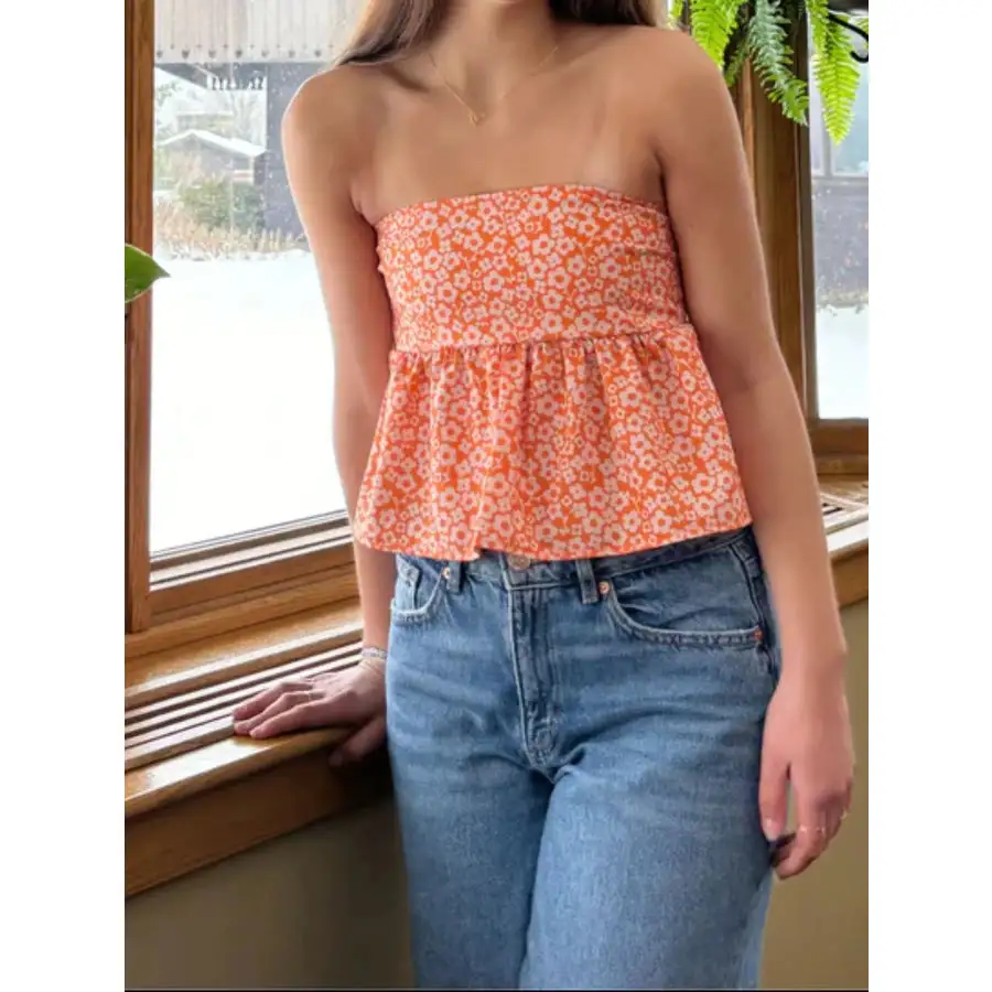 Tie Back Tube Top