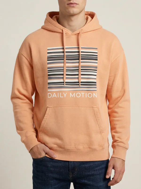 Men's Everyday Daily Motion Graphic Striped Print Hoodie