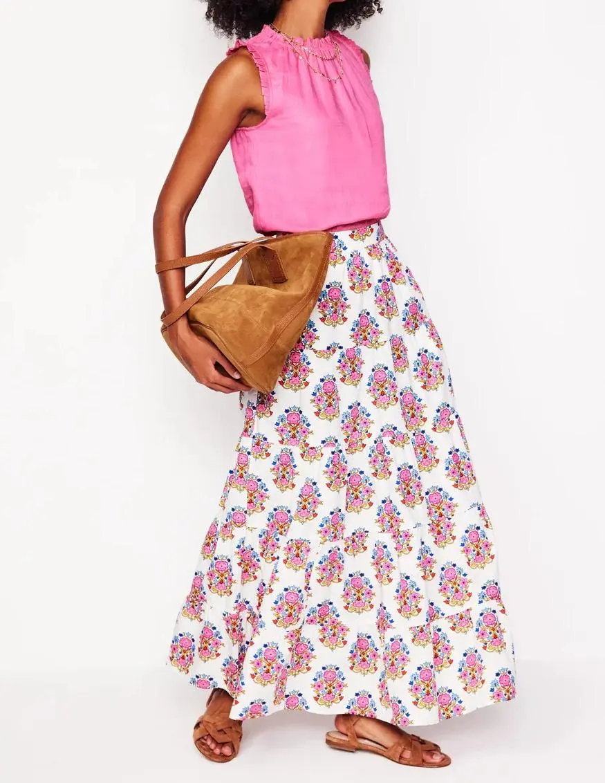 Sophie Ruffle Linen Top