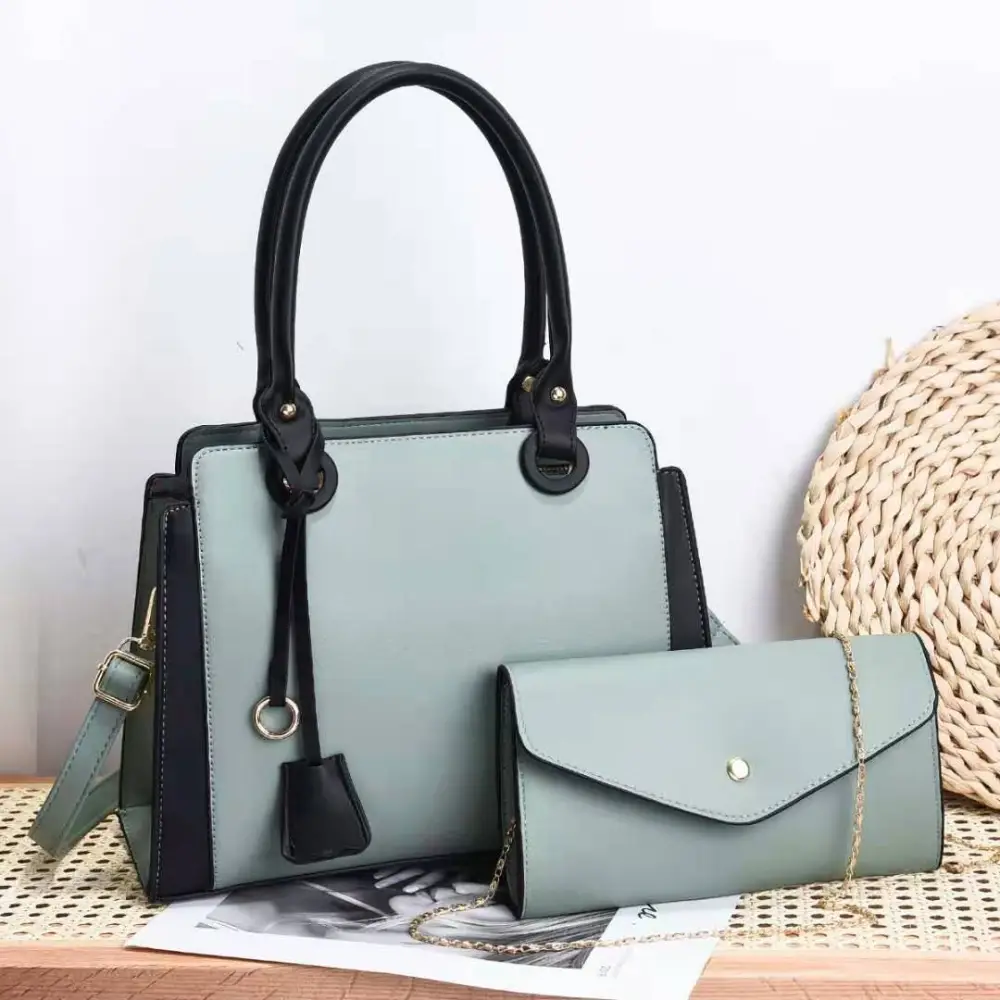 European American Style Large Mother Child PU Handbag Sequin