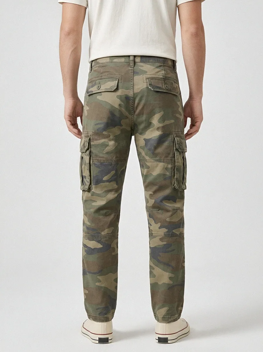 Street-Tactical Camouflage Camouflage Cargo Pants