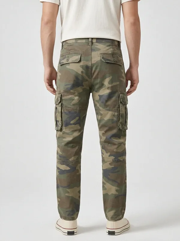 Street-Tactical Camouflage Camouflage Cargo Pants