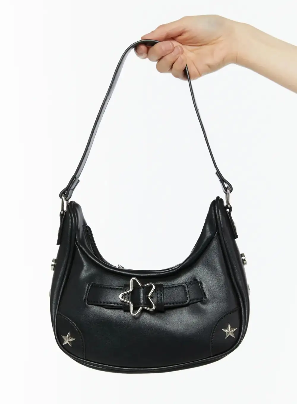 Refined Star Design Shoulder Bag