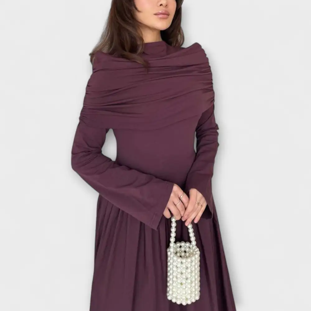 Pleated Relaxed Casual Dress
