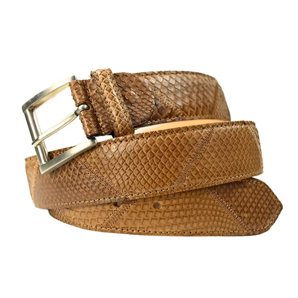 Detailed Reptile Texture Dress Belt