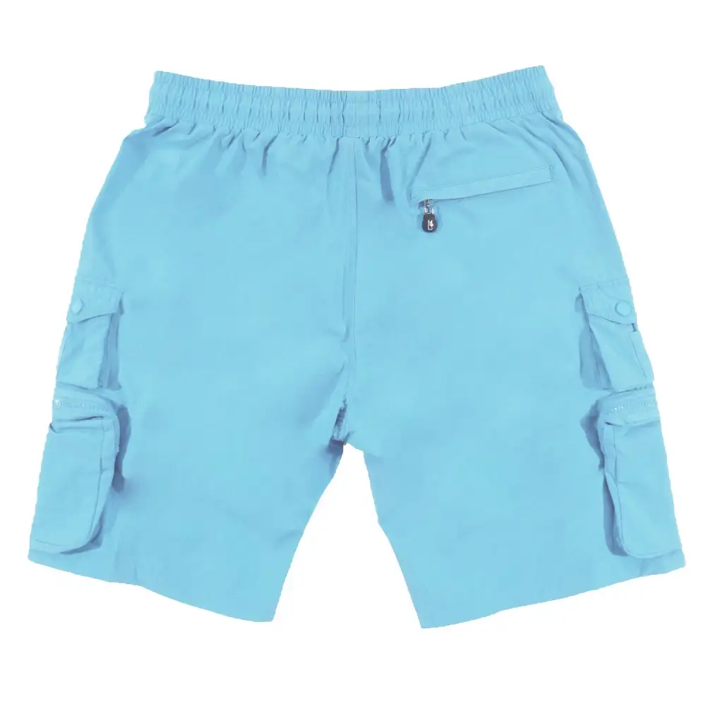 Relaxed Nylon Spandex Cargo Shorts